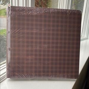 Creative Memories Plaid Brown Photo Album